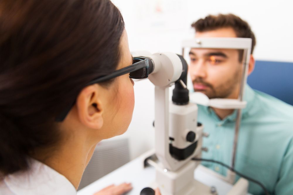 An eye examination